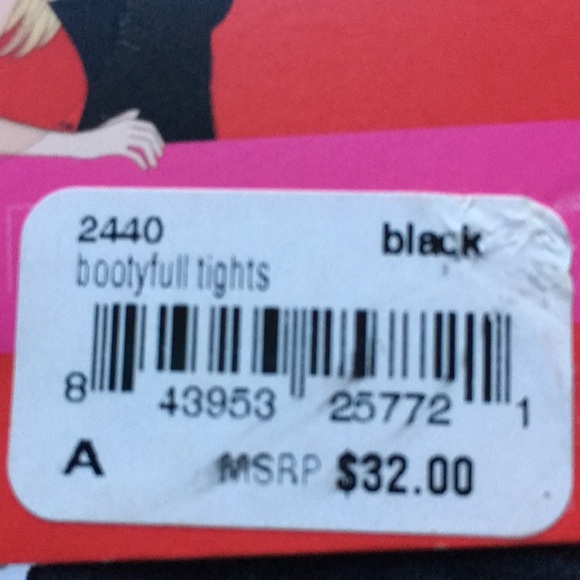 SPANX BLACK OPAQUE BELLY FIRMING & BUTT LIFTING TIGHTS. - Picture 7 of 7